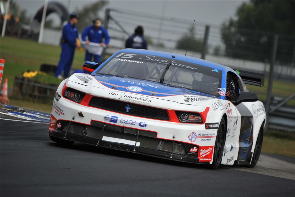 Mikkel C. Johansen scorede sæsonens første sejr i Auto-G Danish Thundersport Championship.
(Foto: Morten Alstrup)